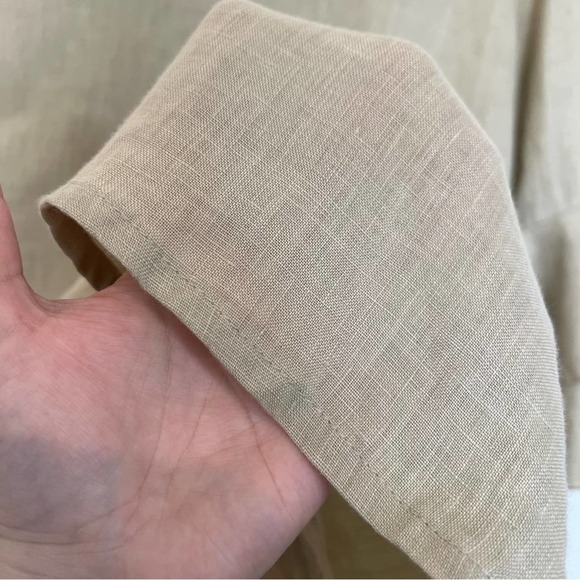 Carla by Rozarancio Ruffled Boho Bell Sleeve Shift Dress Size 8 - Picture 3 of 6